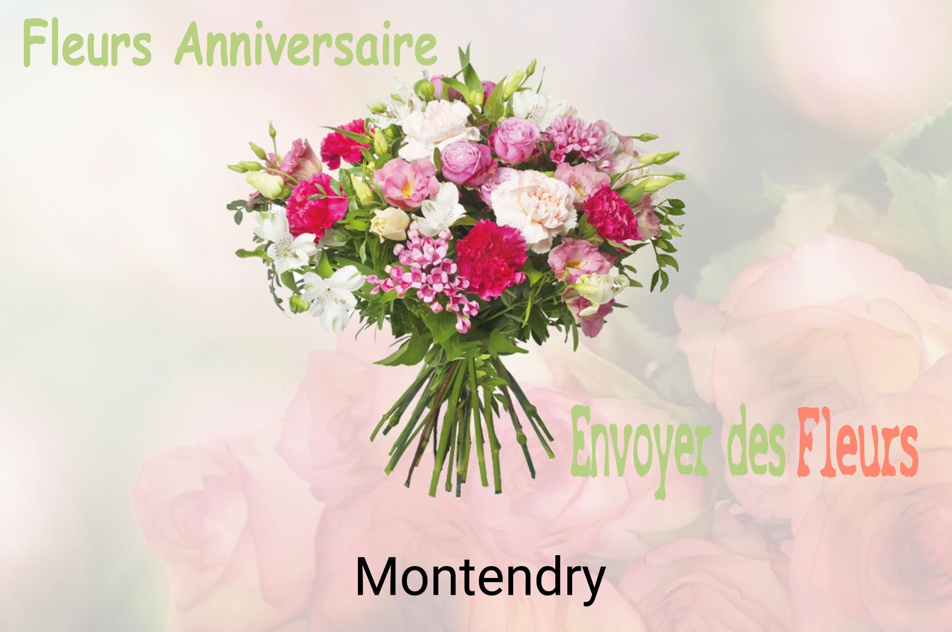 Bouquet de fleurs d’anniversaire livré à Montendry