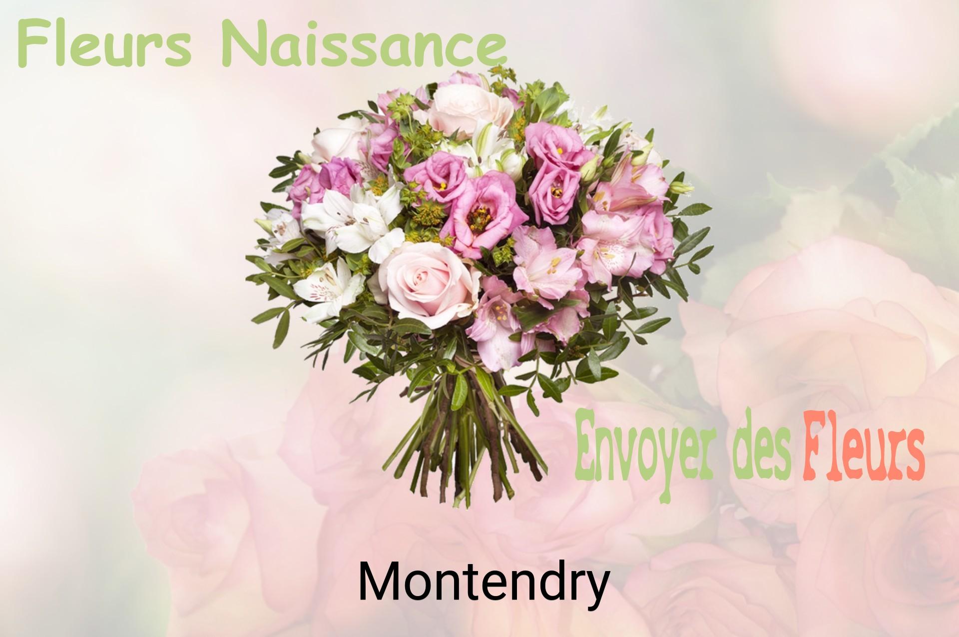 Bouquet de fleurs de naissance livré à Montendry